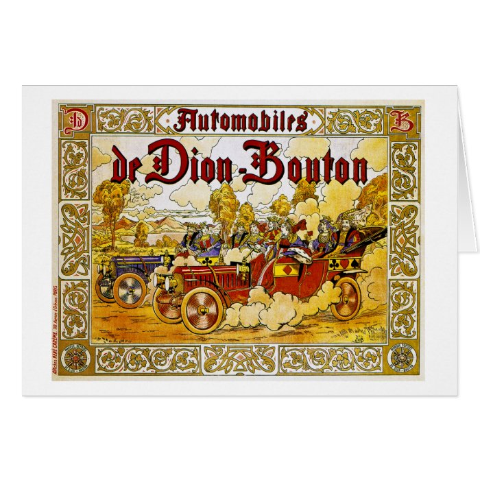 Automobiles de Dion Bouton Cards