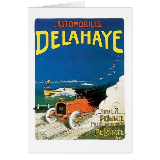 Automobiles Delahaye Cards (Front)