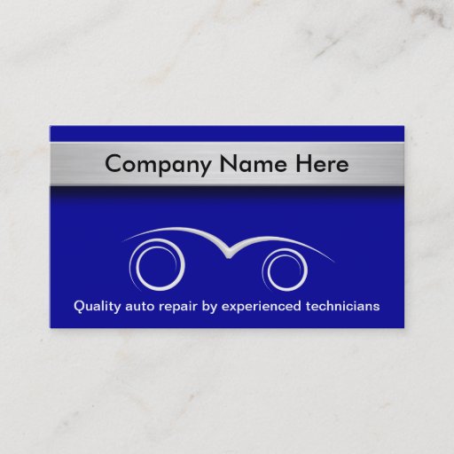 Customizable Automotivbe Business Cards