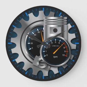 Automotive1 Wall Clock