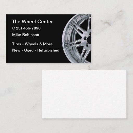 Automotive Accessories Retail Business Card Zazzle