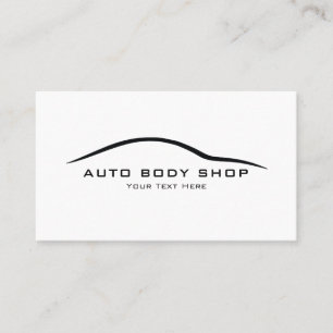 Automotive - Body Shop Business Card
