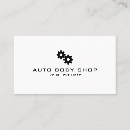 Automotive _ Body Shop Business Card