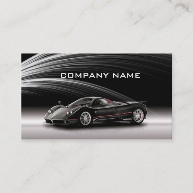 Automotive business business card (Front)