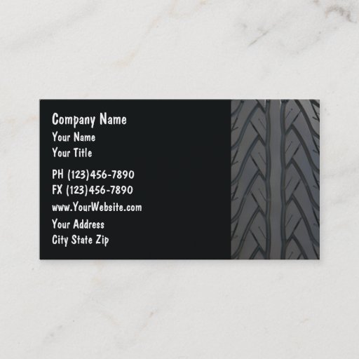 Customizable Automotive Business Card