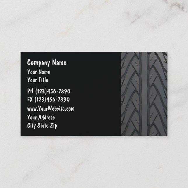 Automotive Business Card (Front)