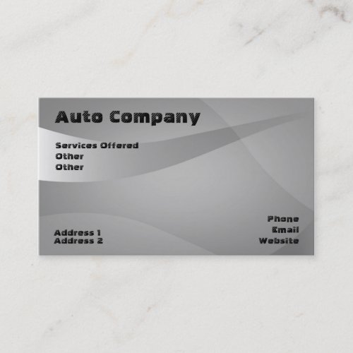 Automotive Business card