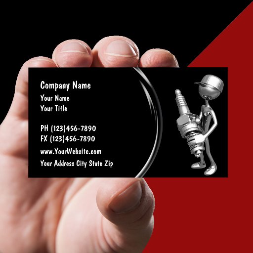 Customizable Automotive Business Card