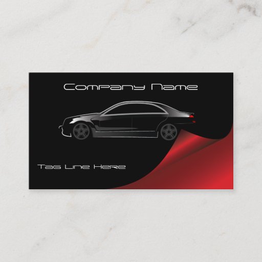 Customizable Automotive Business Card