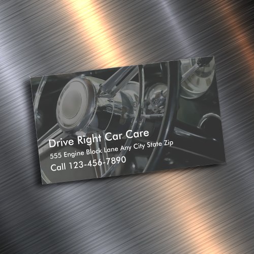 Automotive Business Card Magnet