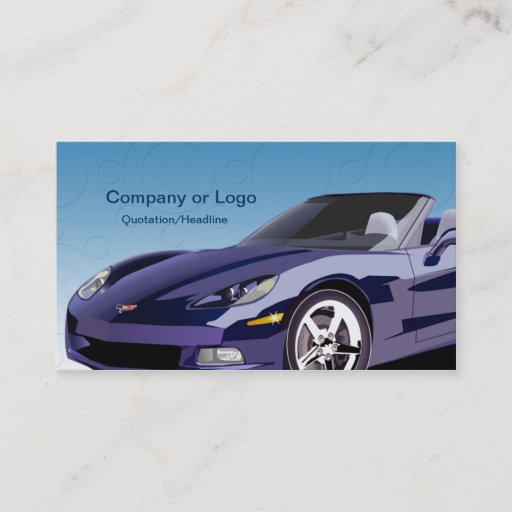 Customizable Automotive  Business Card Template