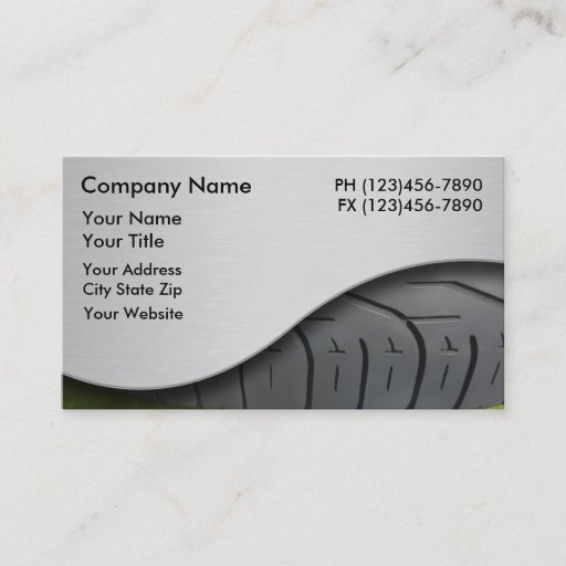 Customizable Automotive Business Cards