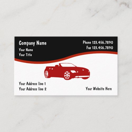 Automotive Business Cards