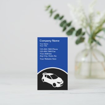 Automotive Business Cards | Zazzle