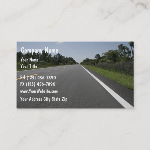 Customizable Automotive Business Cards