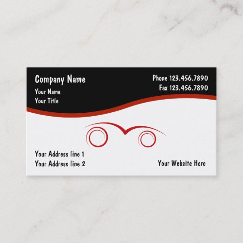 Automotive Business Cards