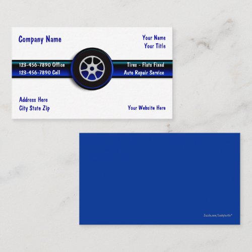 Automotive Business Cards