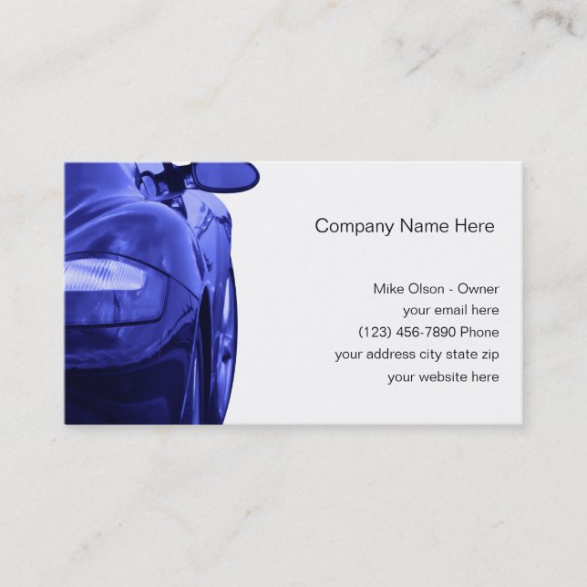 Automotive Business Cards (Front)