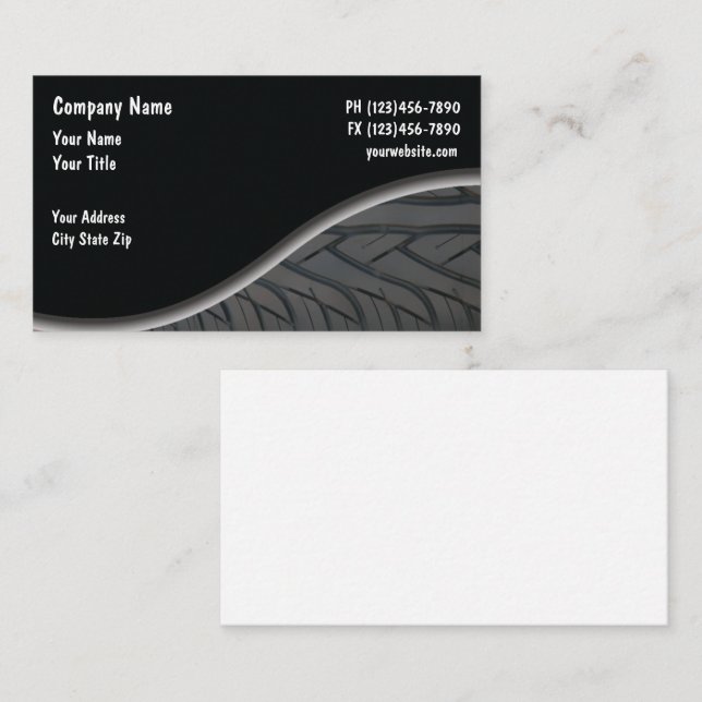 Automotive Business Cards (Front/Back)