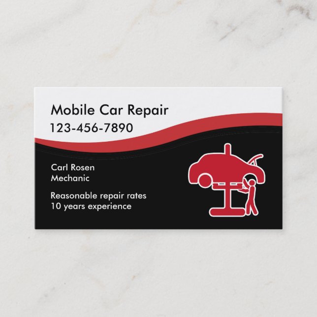 Automotive Business Cards (Front)