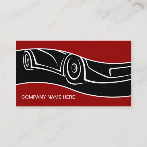 Customizable Automotive Business Cards