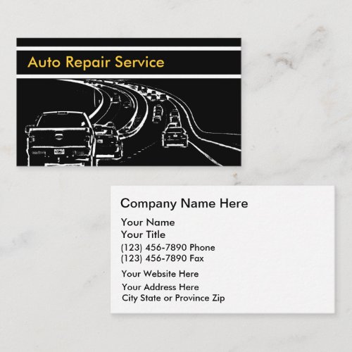 Automotive Business Cards