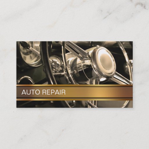 Customizable Automotive Business Cards