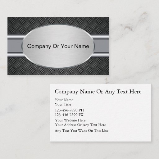 Customizable Automotive Business Cards