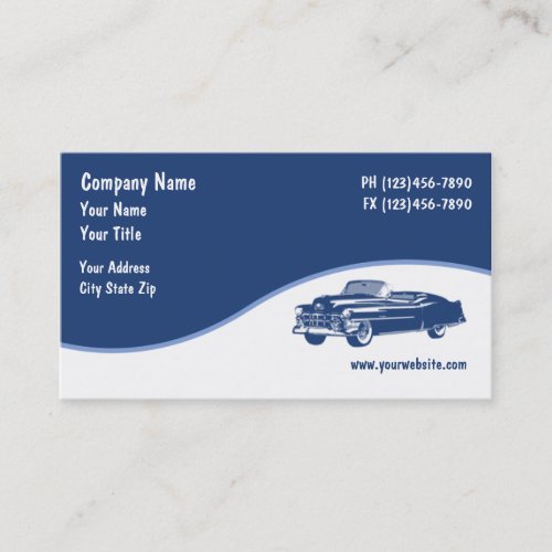 Automotive Business Cards
