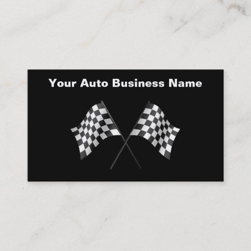 Customizable Automotive Business Cards