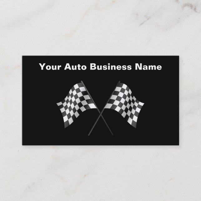 Automotive Business Cards (Front)