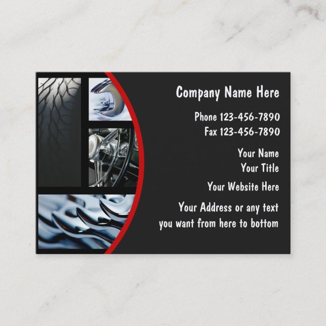 Automotive Business Cards (Front)