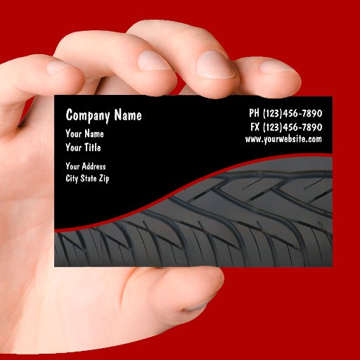 Customizable Automotive Business Cards