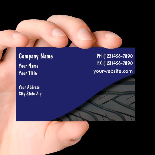 Customizable Automotive Business Cards