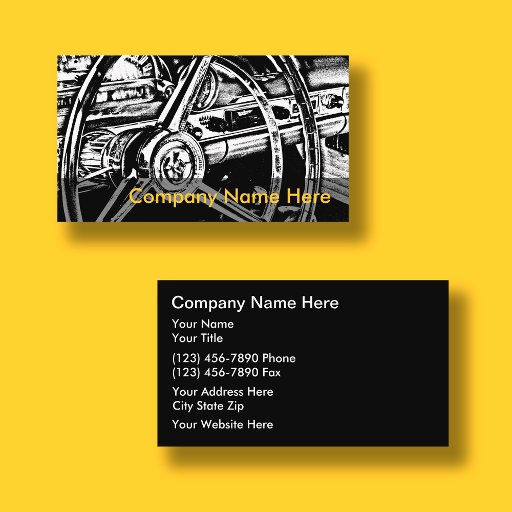 Customizable Automotive Business Cards