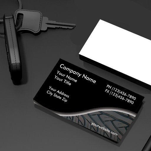 Customizable Automotive Business Cards