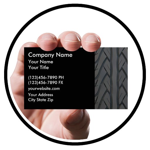 Customizable Automotive Business Cards