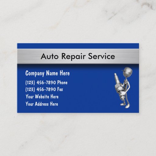Customizable Automotive Business Cards