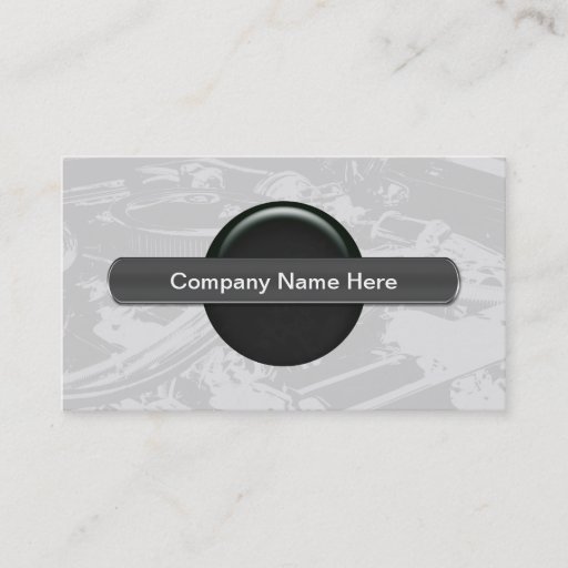 Customizable Automotive Business Cards