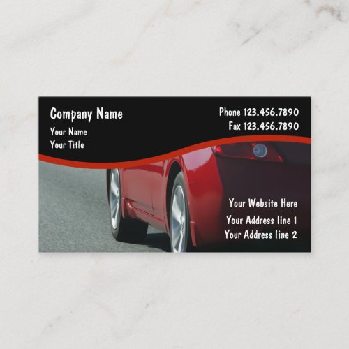 Automotive Business Cards