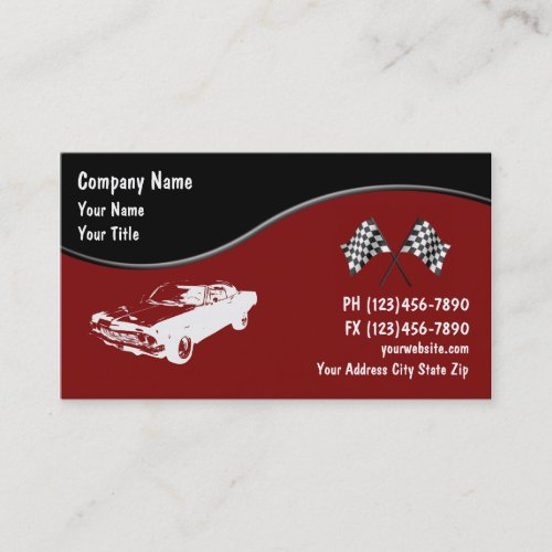 Automotive Business Cards