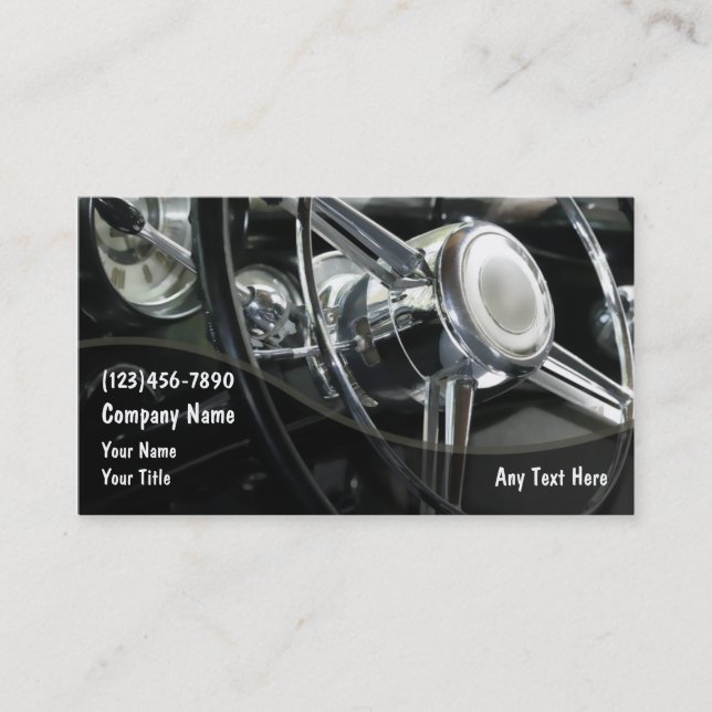 Automotive Business Cards (Front)