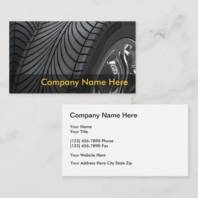 Automotive Business Cards (Front/Back)