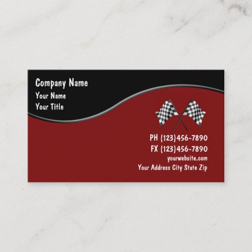 Automotive Business Cards