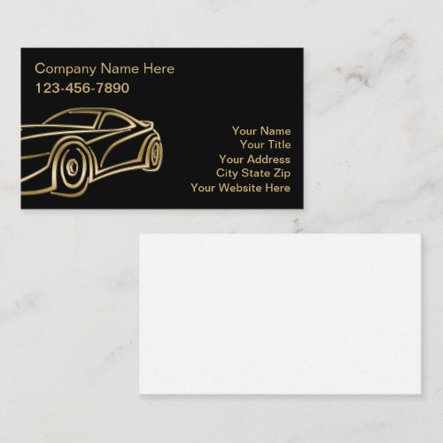 Automotive Business Cards
