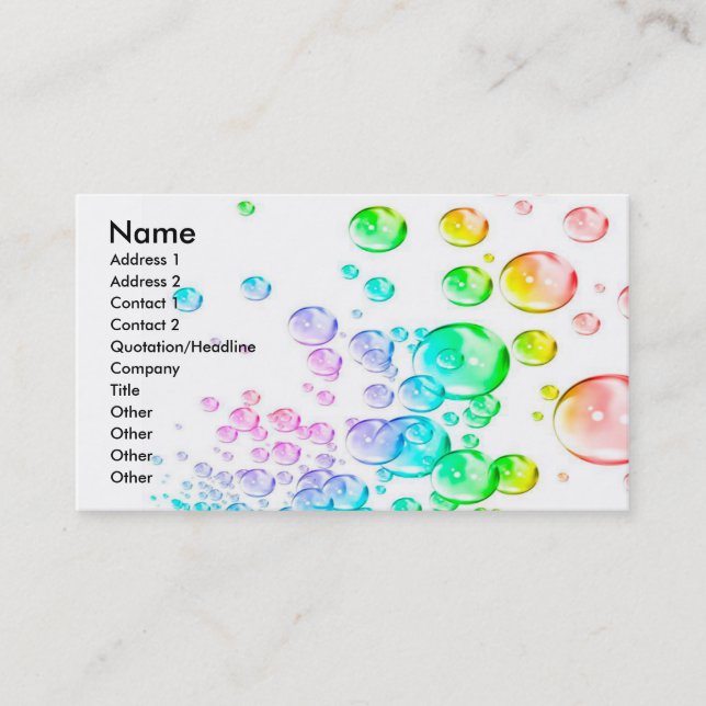 Automotive  Business Cards (Front)