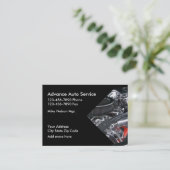 Automotive Business Cards Design (Standing Front)