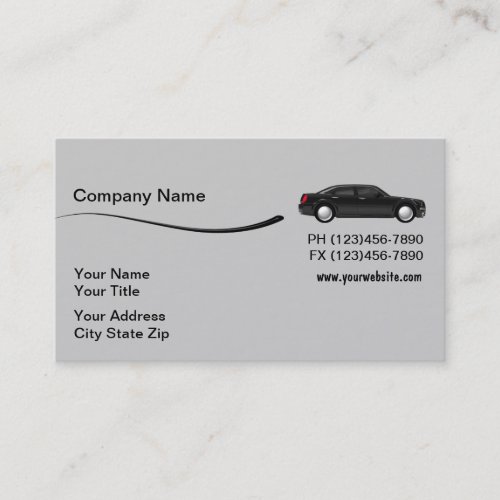 Automotive Business Cards - Gray