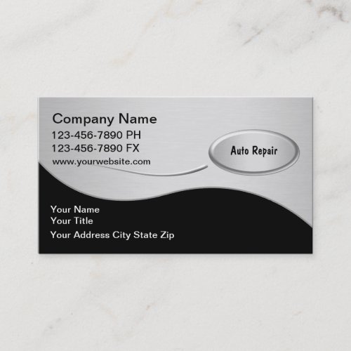 Automotive Business Cards New