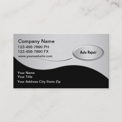 Customizable Automotive Business Cards New